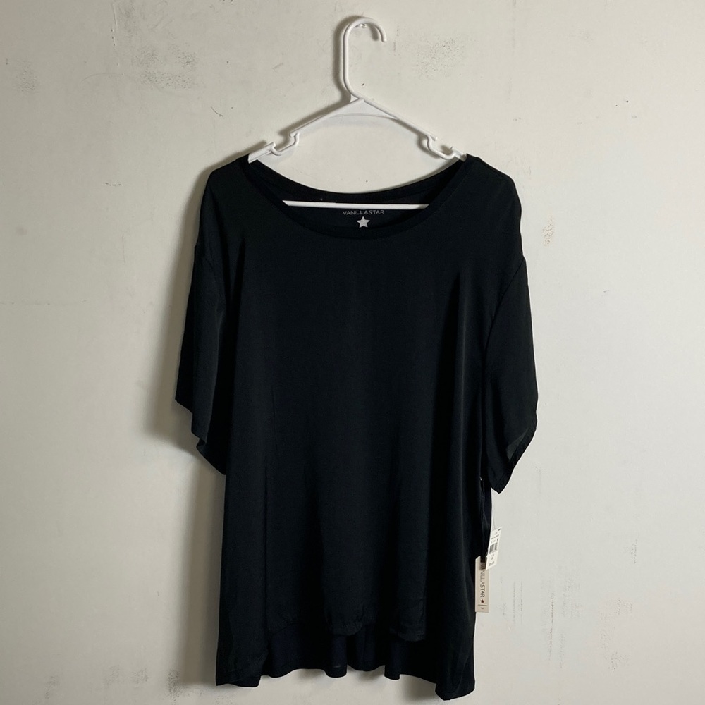 Vanilla Star Black Short Sleeve Tee